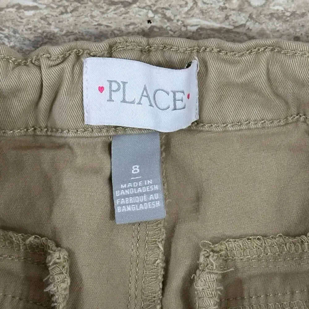 Children’s Place Girls Khaki Uniform Pants
